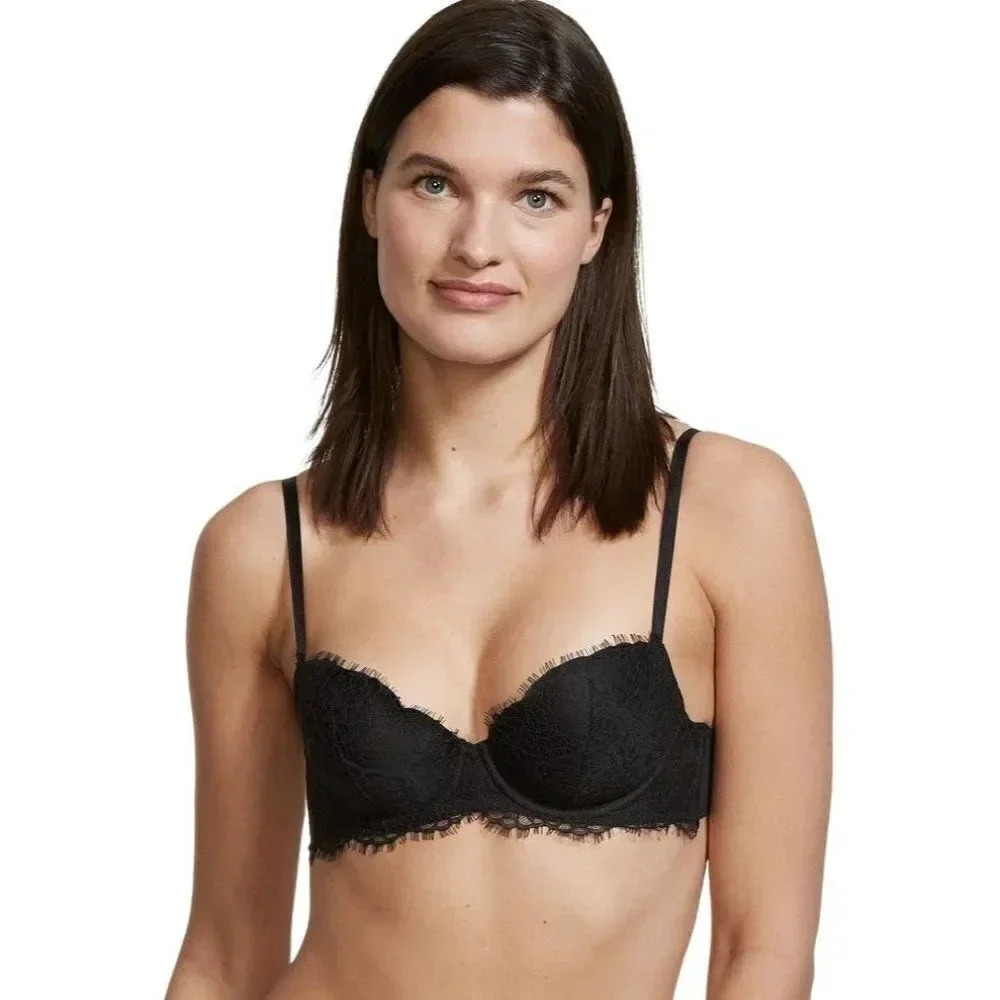Victoria's Secret Dream Angel Balconet Black Bra